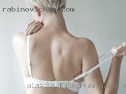 Plastic fuck free pussy masturbation.